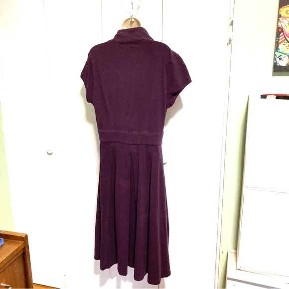 eShakti Deep Purple Blue Sleeveless Sheath Maxi Dress Large 14 - Picture 12 of 16